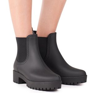 Jeffrey Campbell Cloudy Waterproof Chelsea Rain Boot Sz 7
